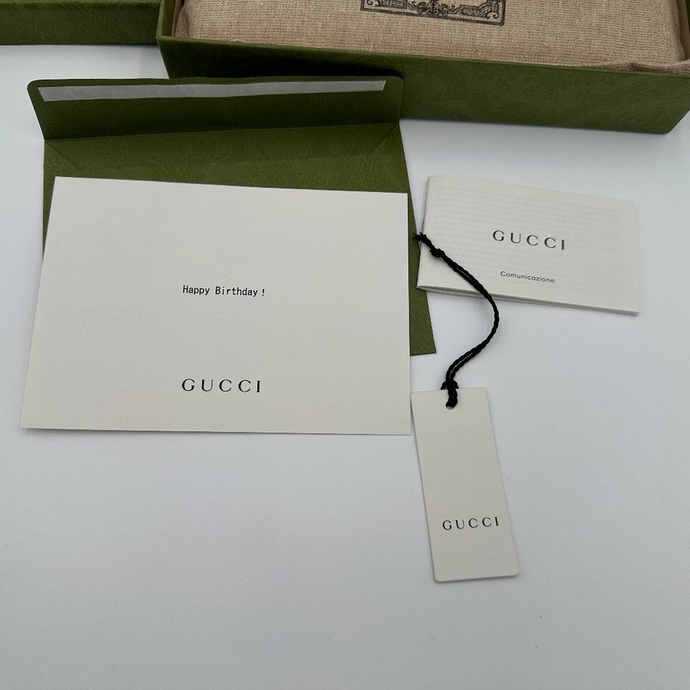 π₯GUCCI ANIMALIER LEATHER ZIP AROUND WALLET π₯FULL INCLUSIONπ₯ - Picture 14 of 14